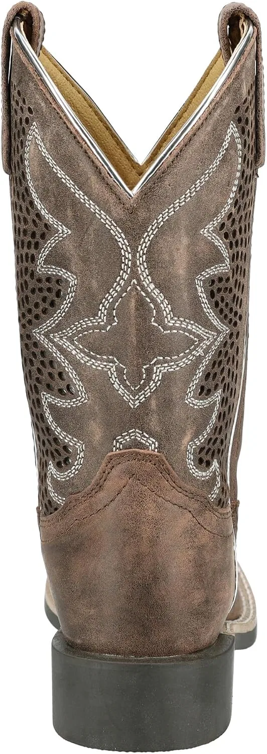 Детские сапоги для девочек с принтом Willow Smoky Mountain Boots, Vintage Chocolate/Silver — фото 3