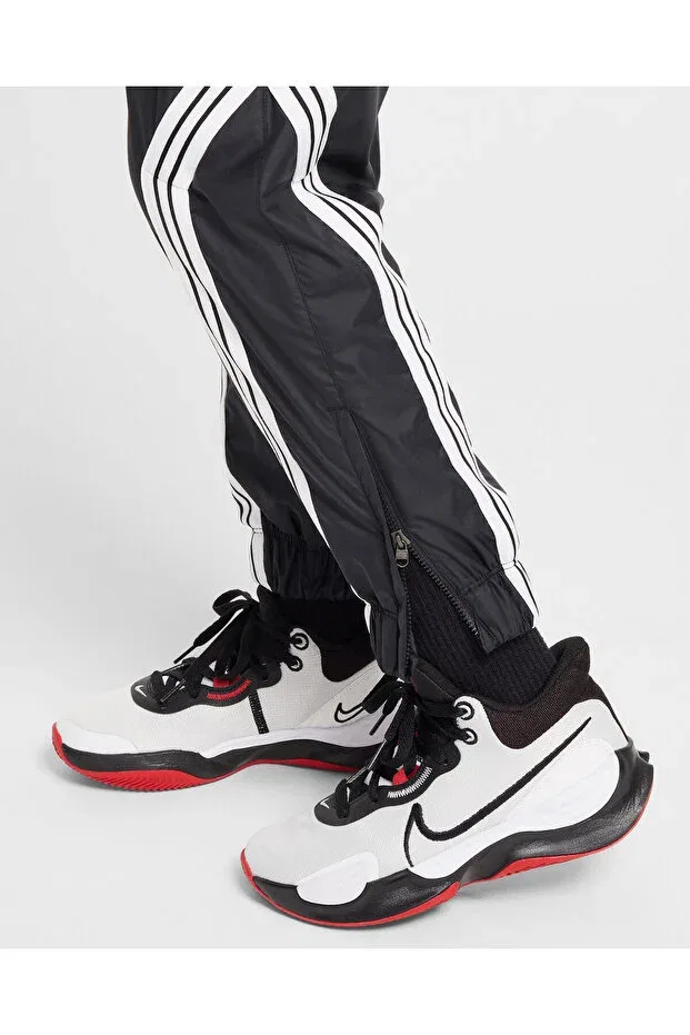 Детские спортивные штаны для девочек с эластичным манжетом Nike, Black — фото 3