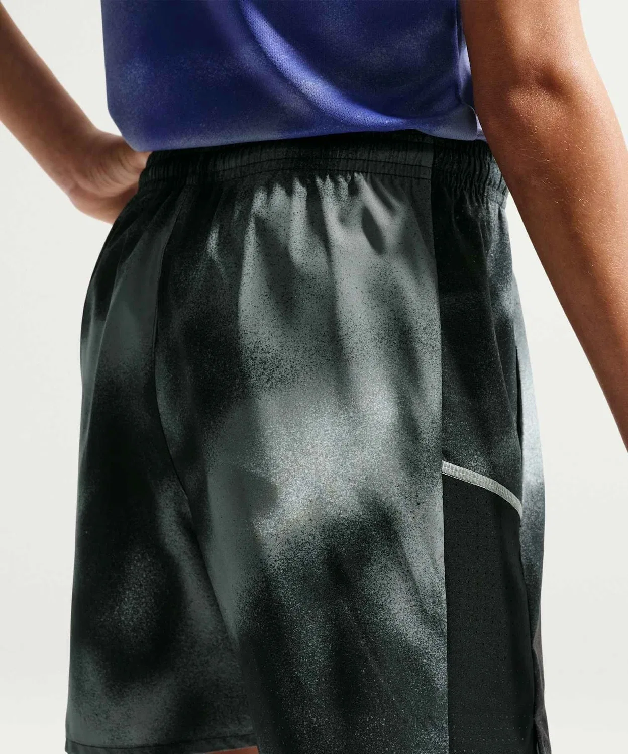 Детские шорты для бега Dri-FIT Nike Miler, Черный — фото 4