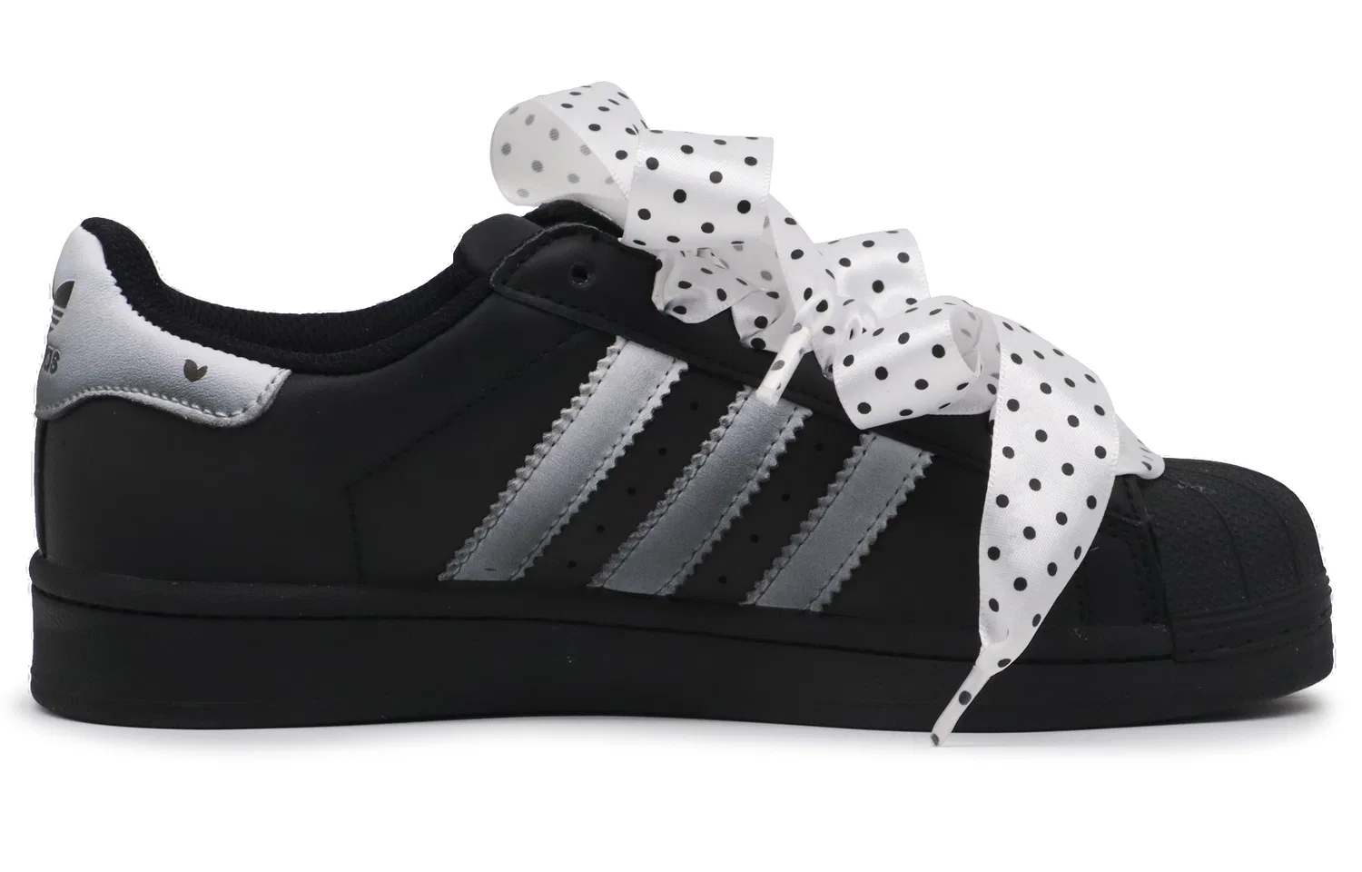Детские кеды скейтборд с принтом Adidas Originals, Черный Серебряный — фото 4