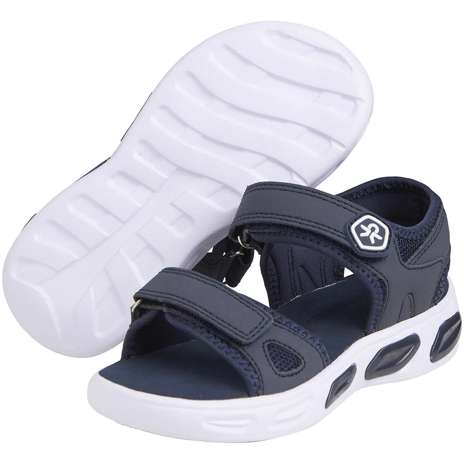 Детские треккинговые сандалии с подсветкой SANDALSW LIGHTS IN OUTSOLE Color Kids, Navyblau — фото 4