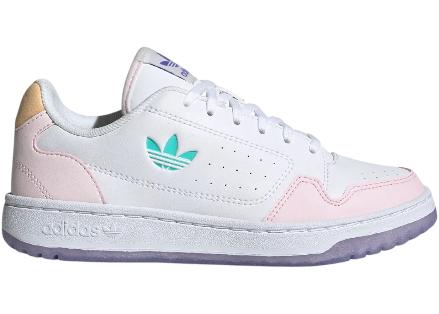 Детские кроссовки Lifestyle Adidas NY 90 Adidas, Cloud White Light Purple Clear Pink