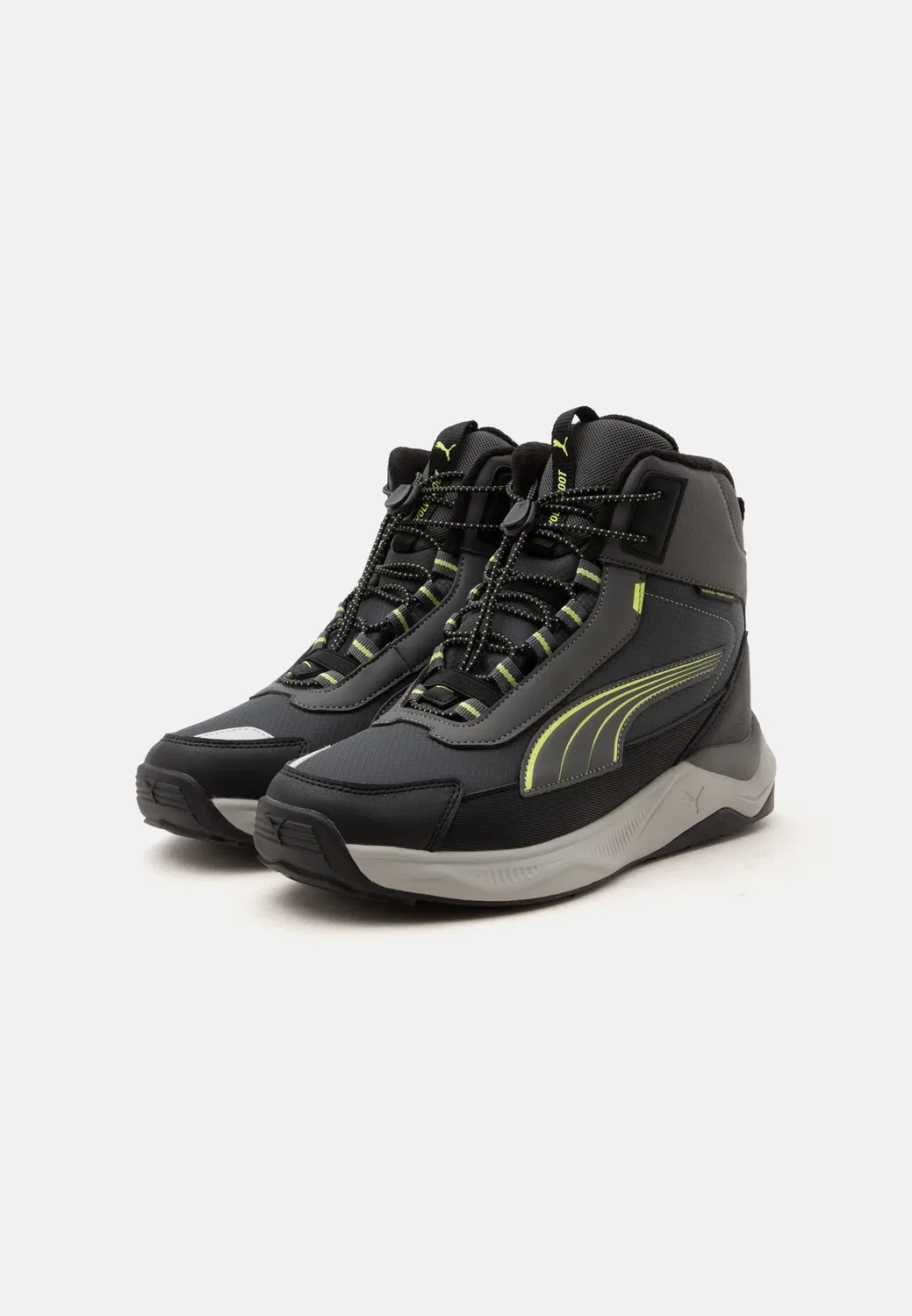 Зимние ботинки Evolve 2.0 jr Puma, Shadow Gray/Sunny Lime/Black — фото 2