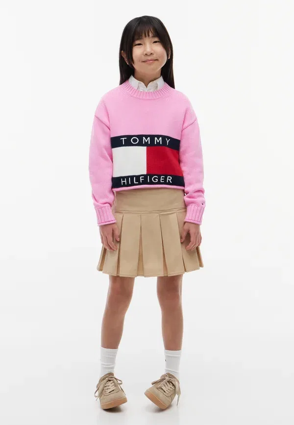 Джемпер хлопковый Tommy Hilfiger, розовый