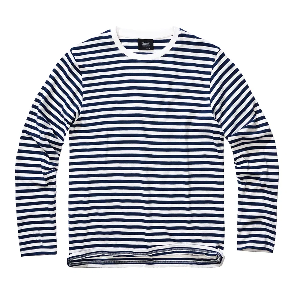 Футболка с длинным рукавом Jersey Stripe Brandit, синий