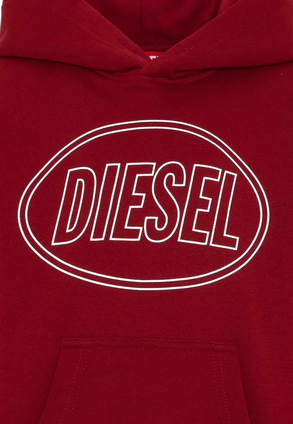 Толстовка унисекс Felpe Diesel, Bordeaux — фото 3