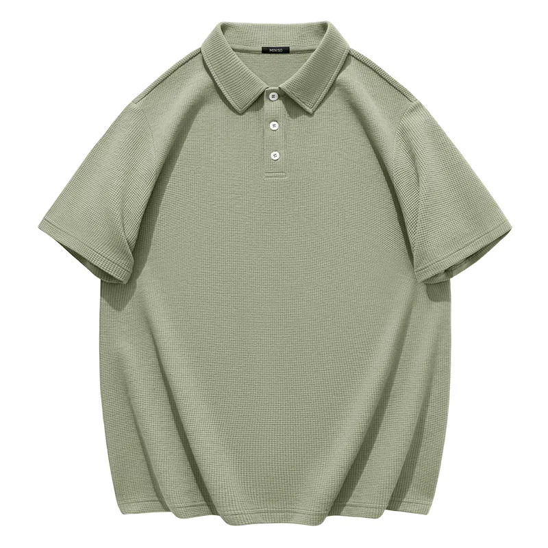 Детское поло без рукавов MINISO, Palm Green