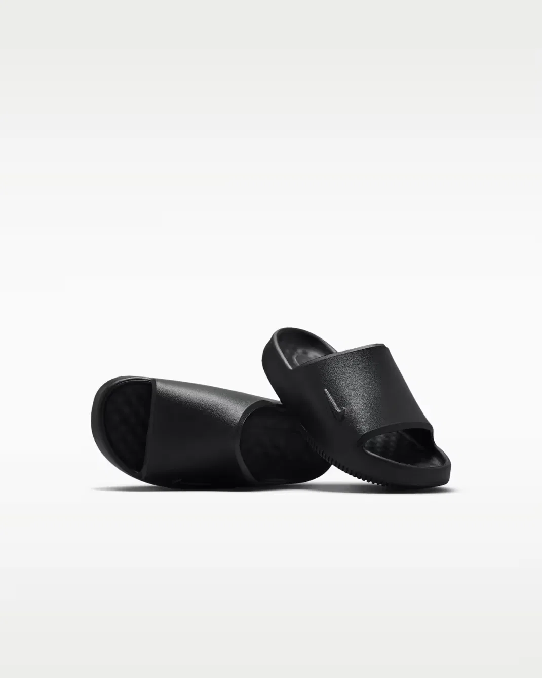 Little Kids' Slides Nike Calm 2.0, Black/Black/Black