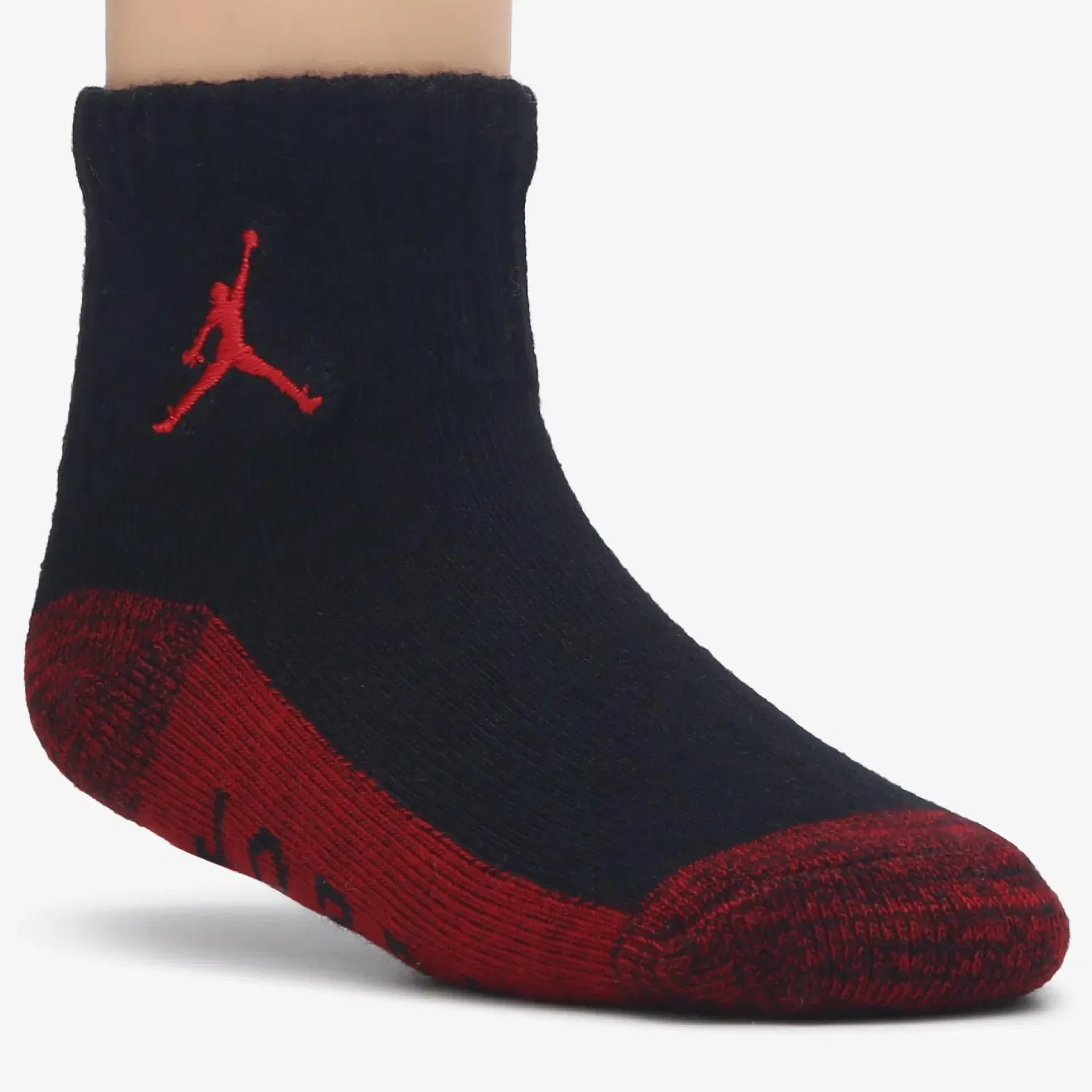 Набор из 6 детских коротких носков Jordan, Gym Red/White/Black Assorted — фото 4