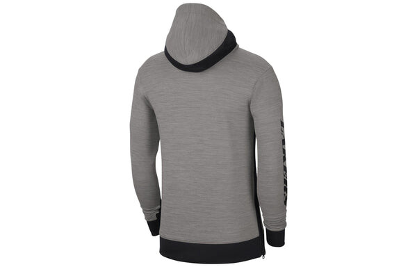 Куртка Nike Therma Flex NBA Los Angeles Lakers Zipper hooded Jacket Gray, серый — фото 2