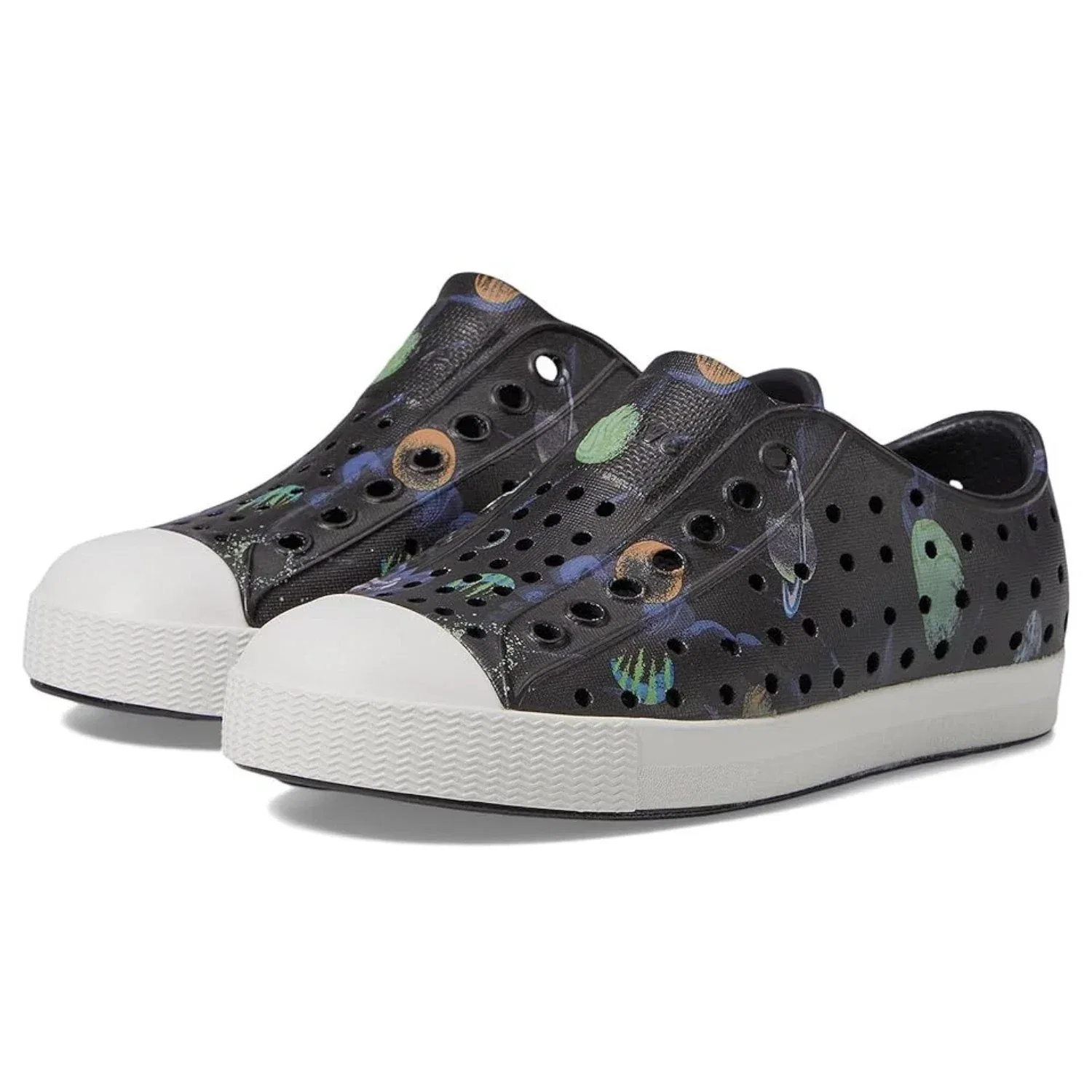 Обувь Native Shoes Jefferson Print 13111501-1046, черные слипоны ZOGG2577