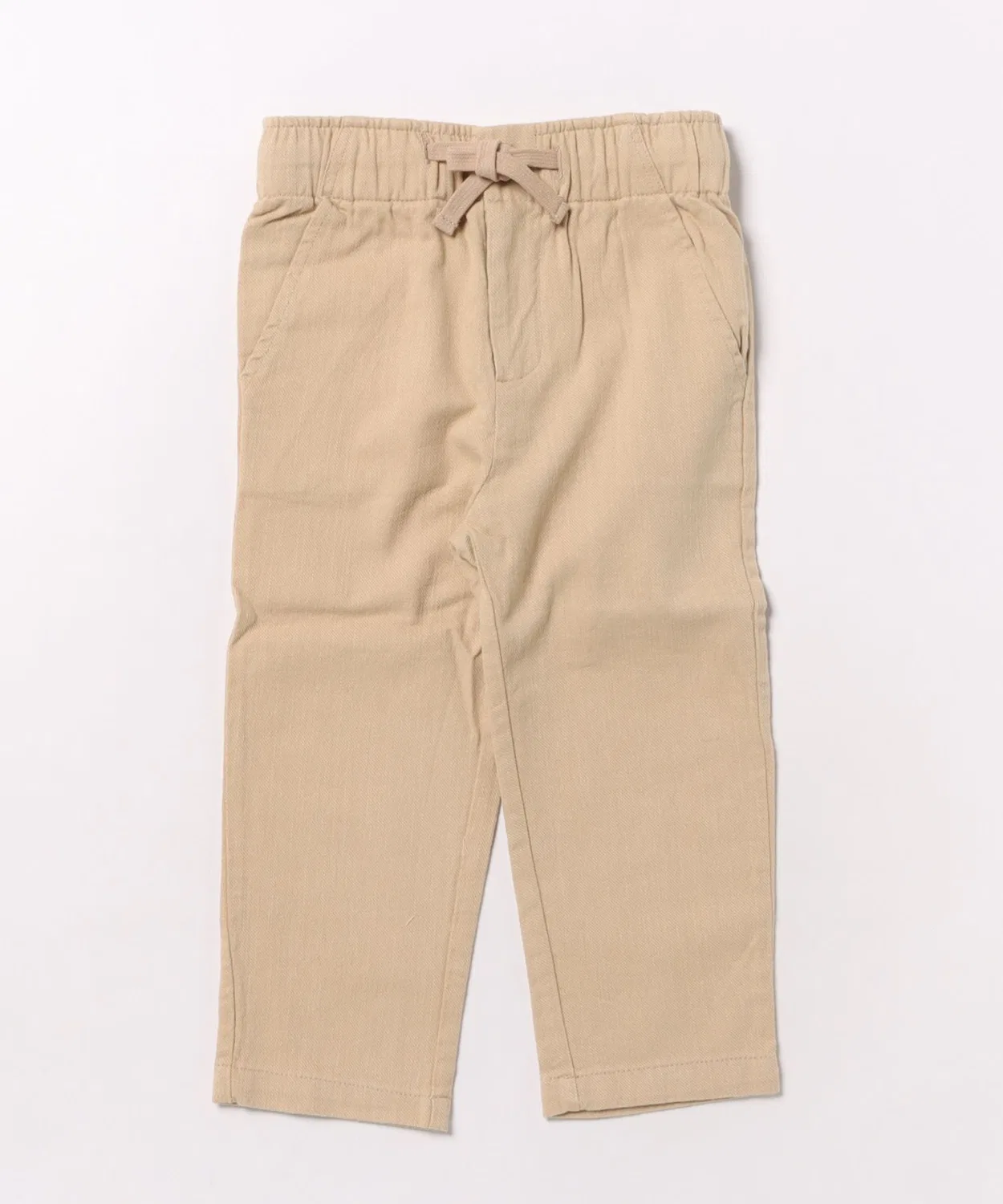 Детские хлопковые брюки классические с утяжкой KALEN PANT Rylee + Cru, Beige