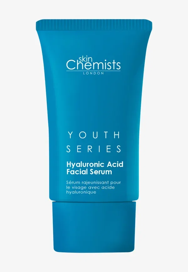 Сыворотка для лица с гиалуроновой кислотой Hyaluronic acid facial serum Skin Chemists, transparent 30 мл, прозрачный