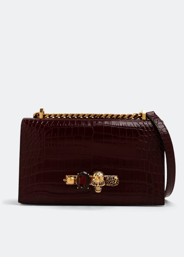 

Сумка ALEXANDER MCQUEEN Jewelled satchel, бордовый, Красный, Сумка ALEXANDER MCQUEEN Jewelled satchel, бордовый