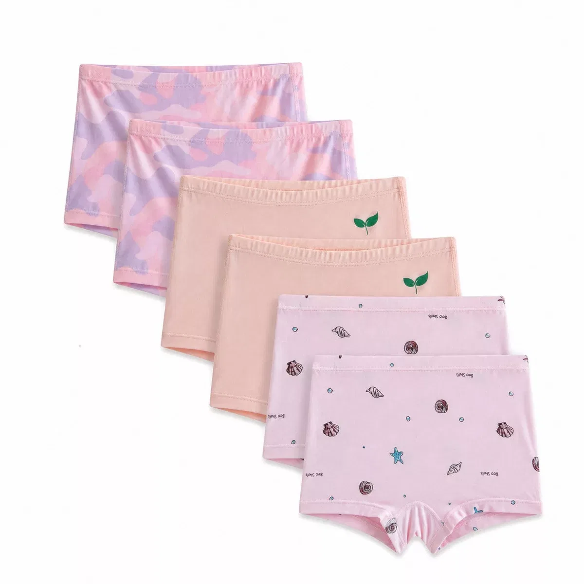 Детский комплект трусов-боксеров с принтом TENCEL Modal Laimi Bloom, Pink