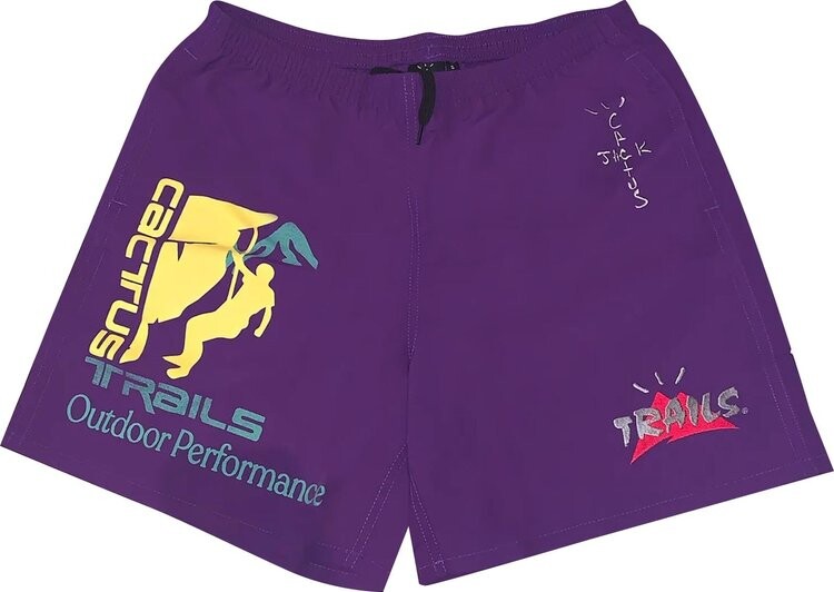 

Шорты Cactus Jack by Travis Scott Climb Shorts 'Purple', фиолетовый