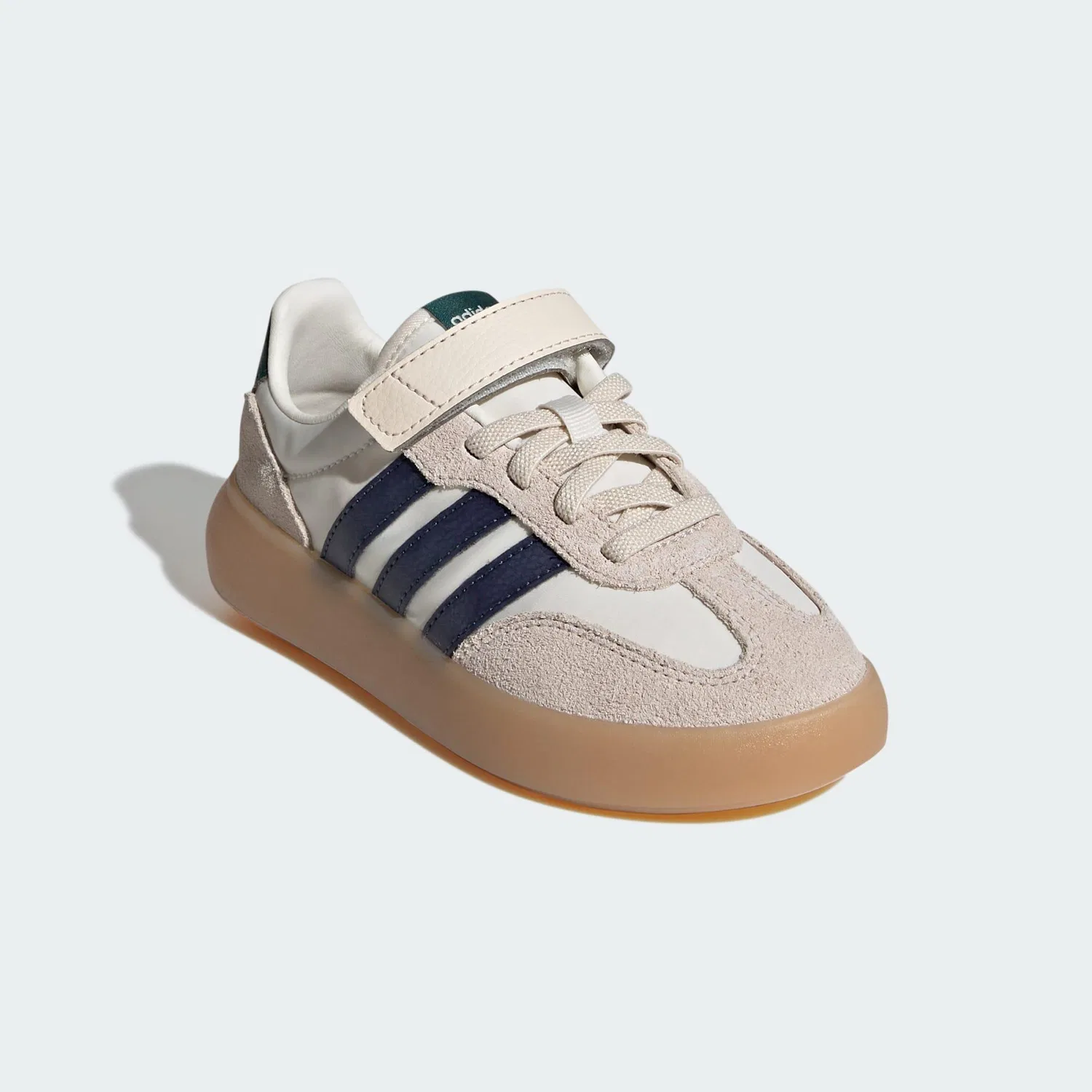 Детские кроссовки с кожаным верхом Barreda Decode Adidas, Weiss Navyblau Grun — фото 4
