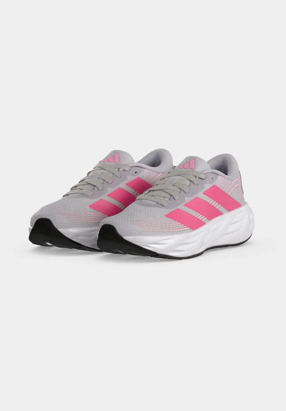 Galaxy 8 j унисекс - кроссовки для бега по улицам Adidas Performance, Solid Grey/Pink Fusion/Clear Pink — фото 2