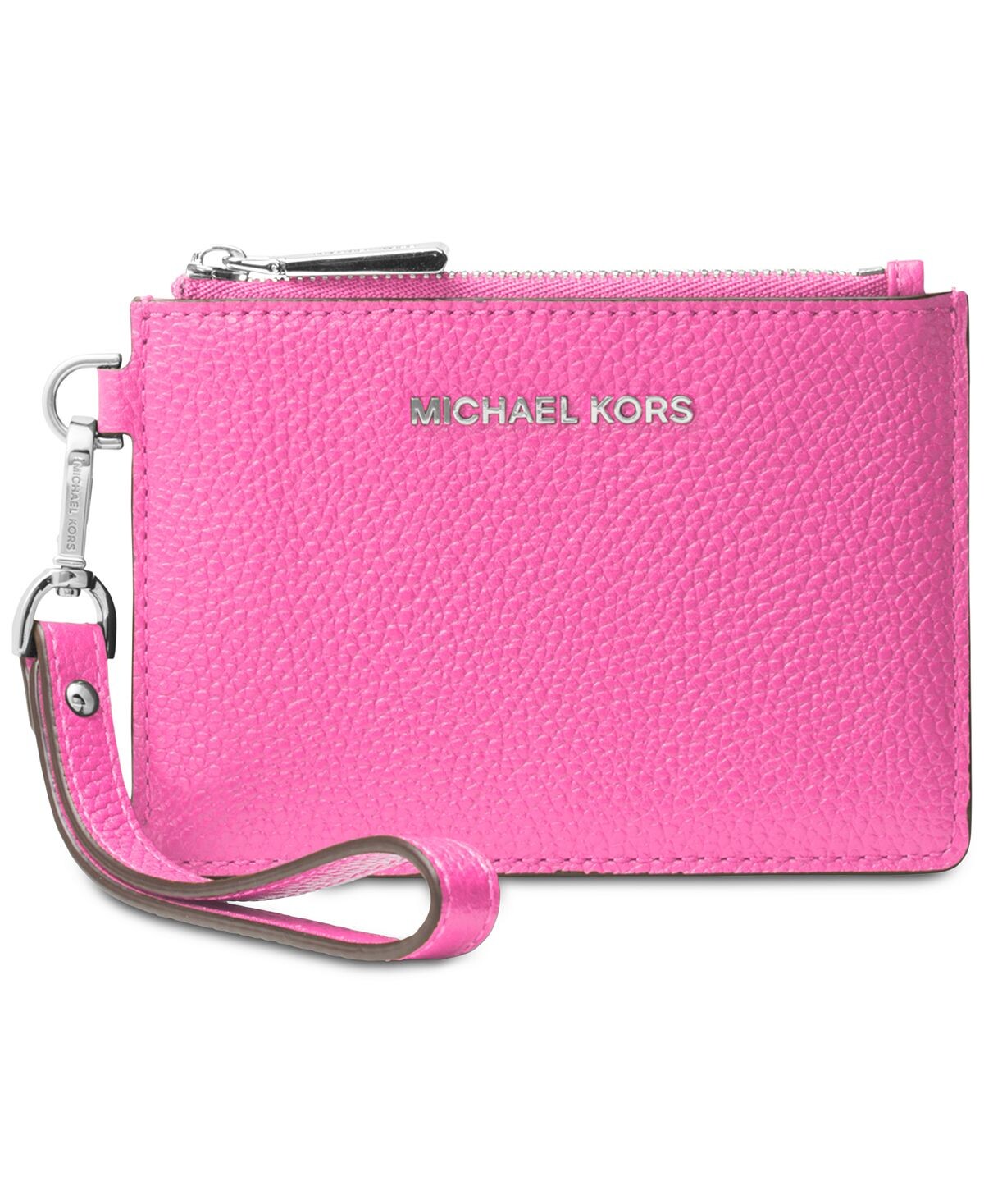 

Кожаный маленький кошелек для монет jet set Michael Kors, вишневый