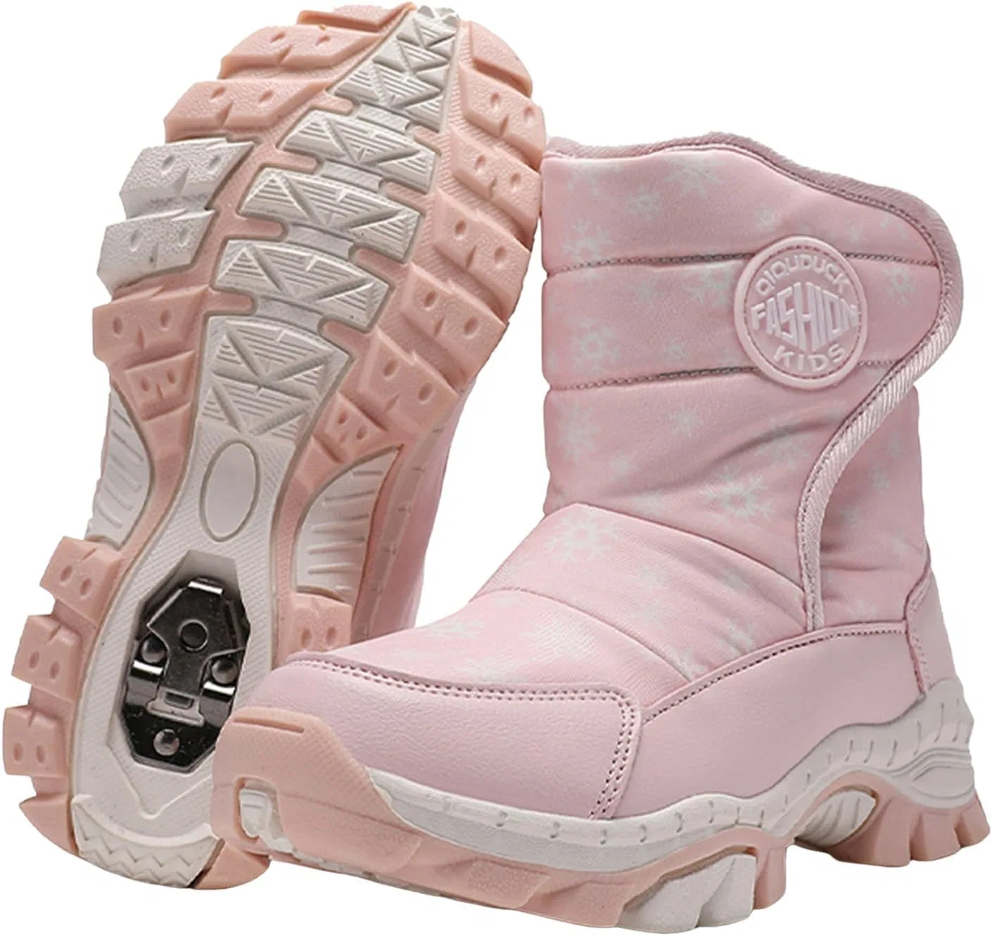Детские зимние сапоги для девочек с флисовой подкладкой Snow Boots, Pink