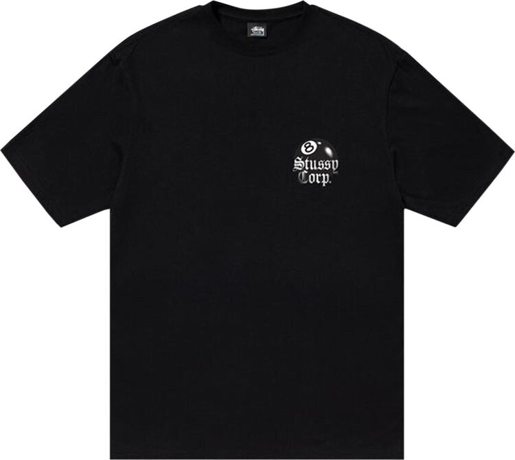 

Футболка Stussy 8 Ball Corp. Tee 'Black', черный
