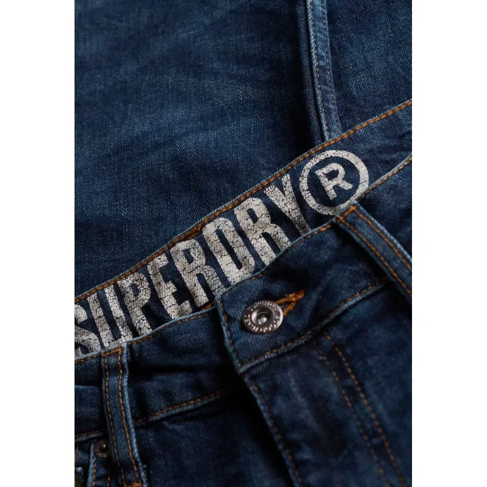 Джинсы скинни Superdry Vintage, синий — фото 4