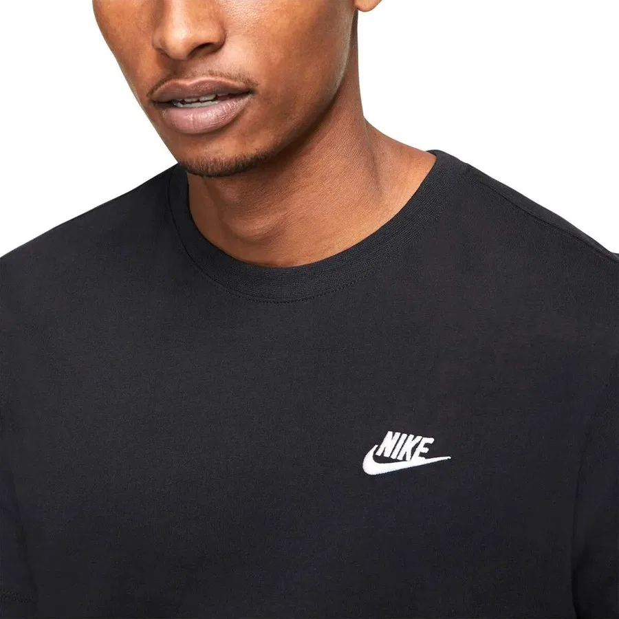 Футболка с коротким рукавом Nike M Nsw Club Tee, Черный — фото 4