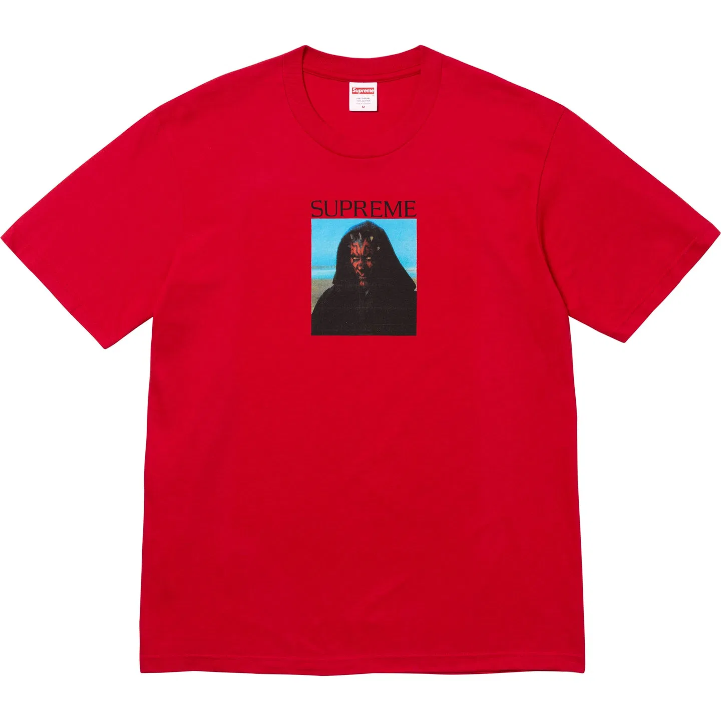 Футболка мужская с круглым вырезом, хлопковая, Supreme, Black — фото 4