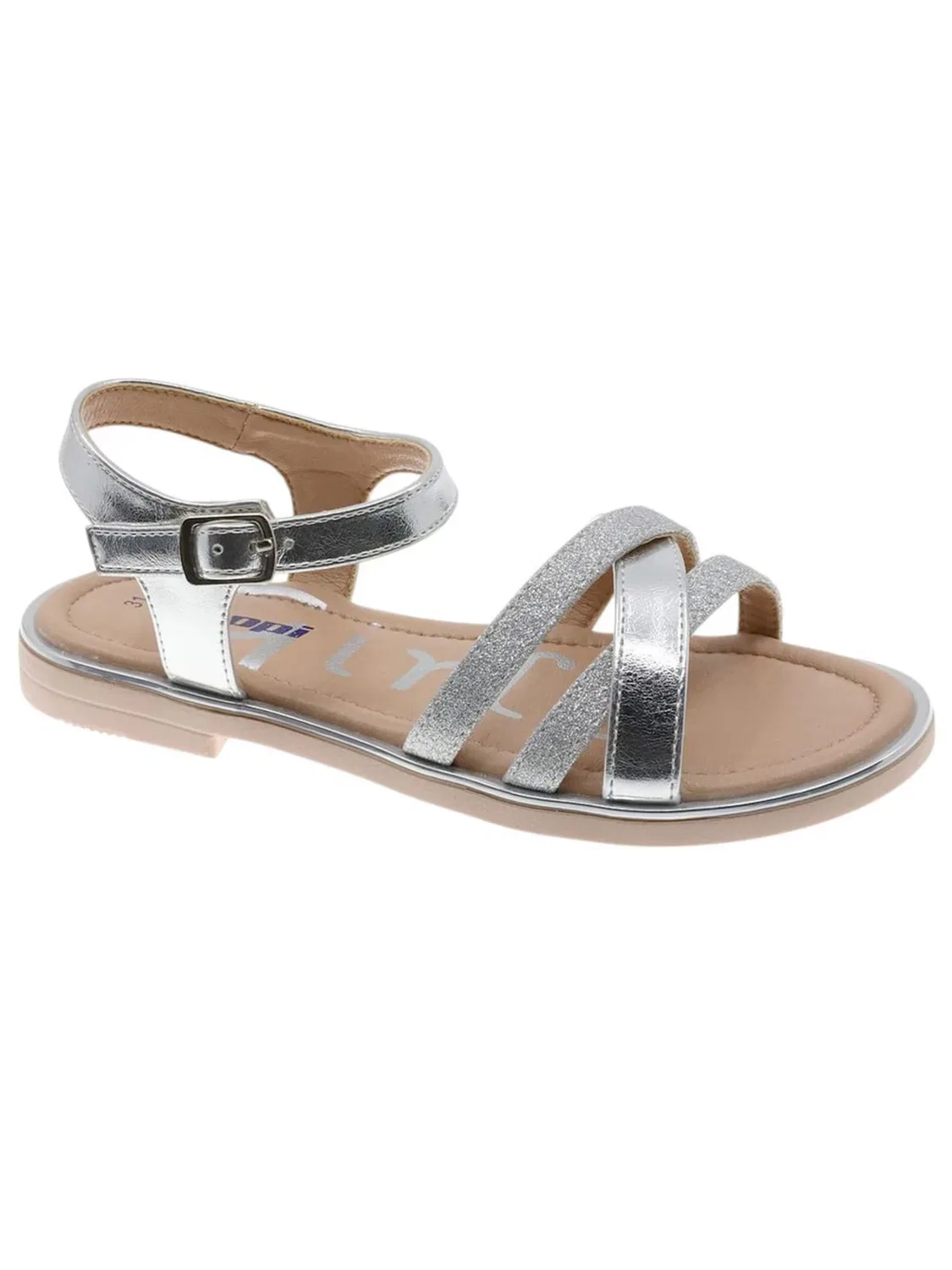 Сандалии Beppi Casual Sandal серебристого цвета