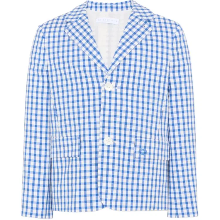 Детская куртка для мальчиков с лацканами, Light Blue, GUCCI