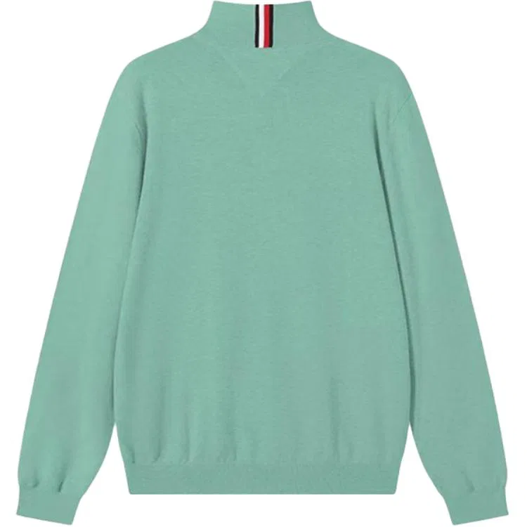 Мужской джемпер с воротником-стойкой Mint Green Tommy Hilfiger — фото 3