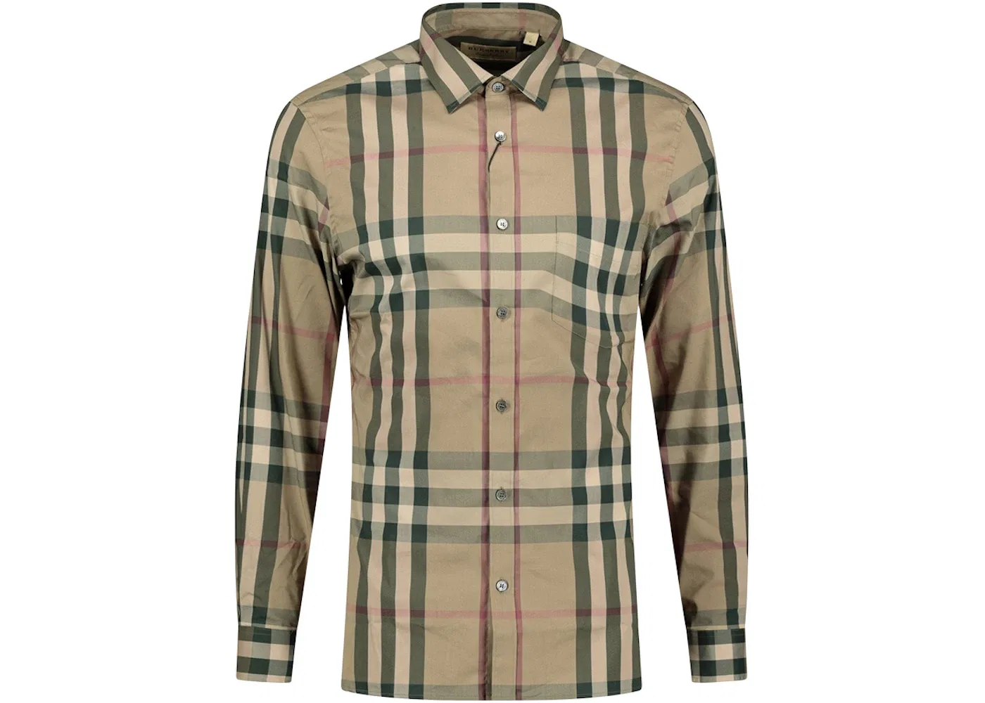 Мужская рубашка с принтом Burberry Shirt, Pebble