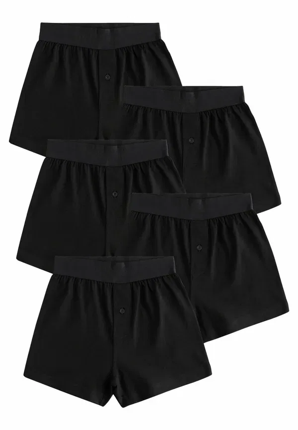 Боксеры хлопковые Regular fit -5 pack Next Black, черный