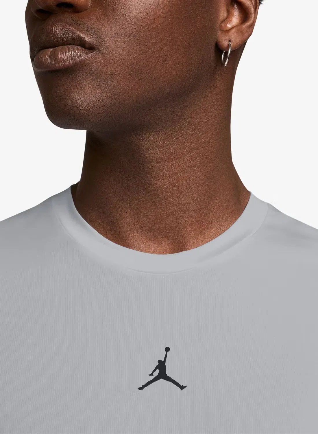Футболка компрессионная Dri-Fit Jordan, серая — фото 3