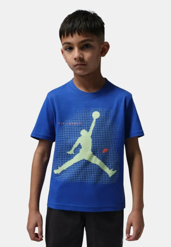 Футболка с принтом JDB Jumpman Grid Col U89 Jordan, синий — фото 2