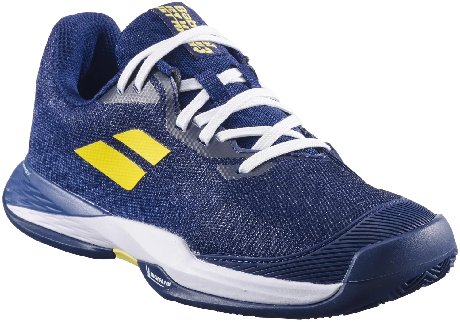 Детские теннисные туфли для мальчиков Junior Jet Mach 3 Babolat, Blue Navy — фото 3