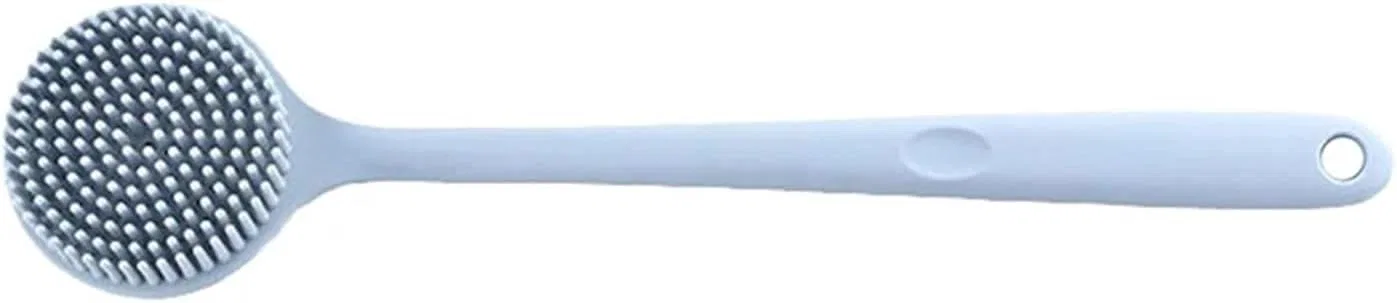Щетка для спины 2 шт, двусторонняя силиконовая, с длинной ручкой, ZYAYNG, One Colour