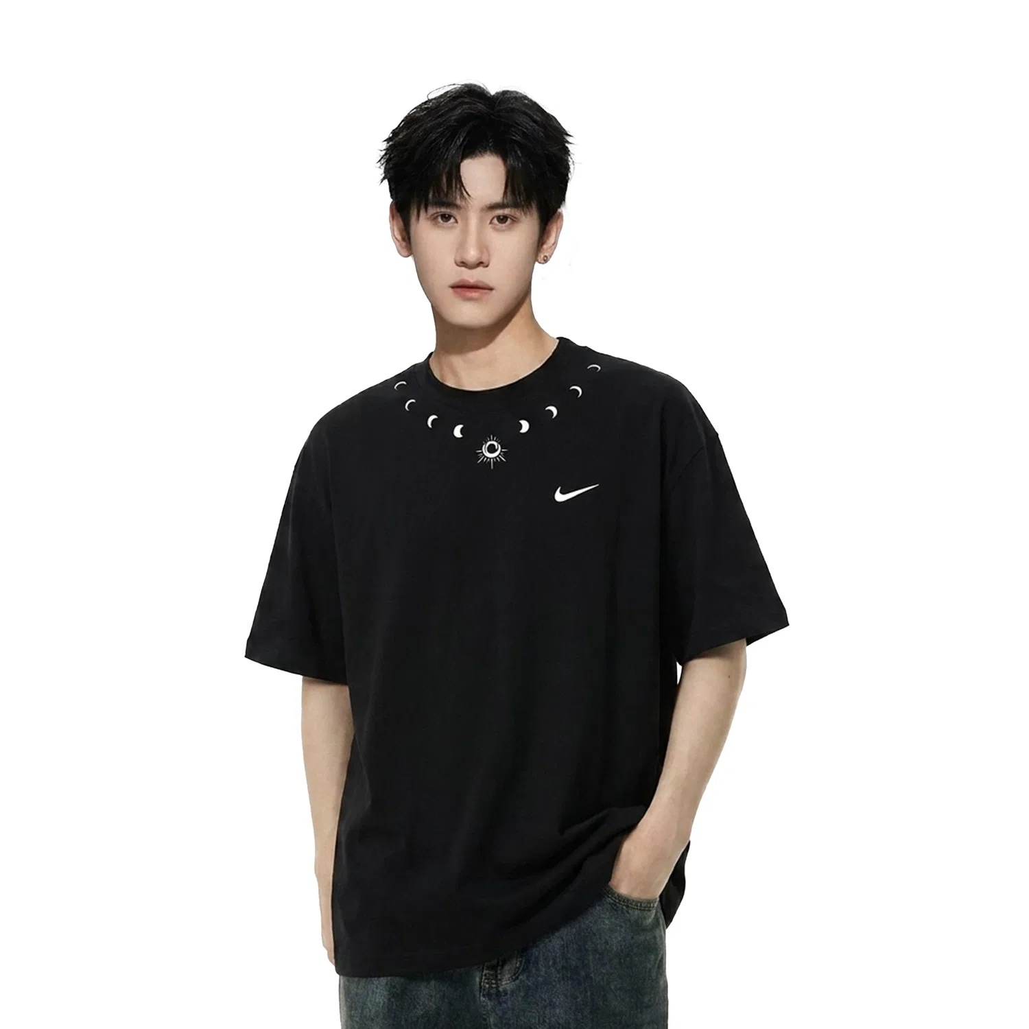 Футболка Dri Fit Nike, Black — фото 4