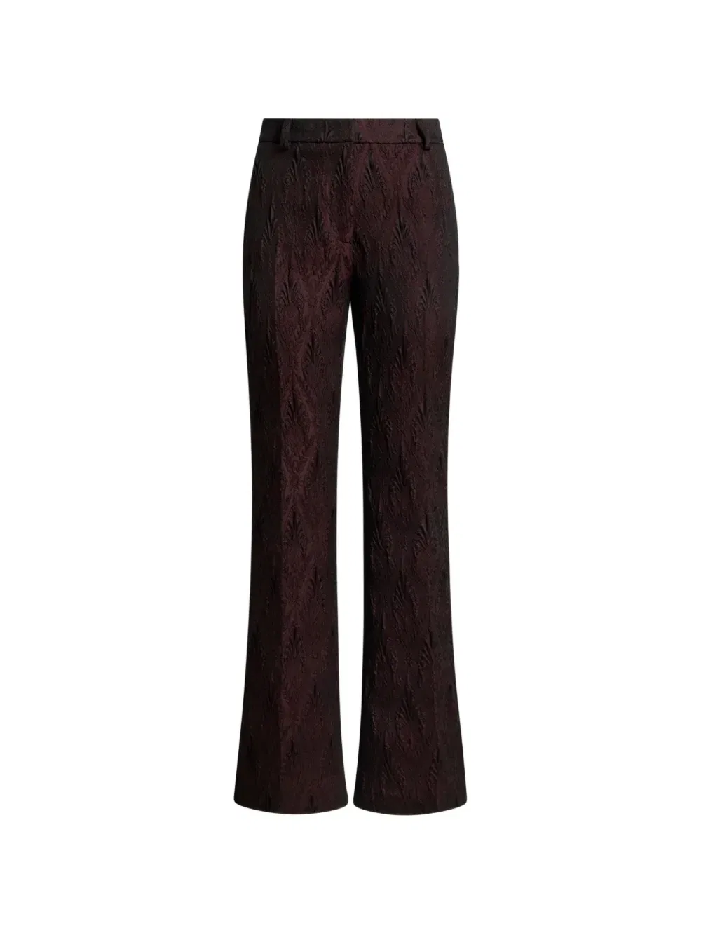 Жаккардовые брюки с цветочным медальоном Etro, красный