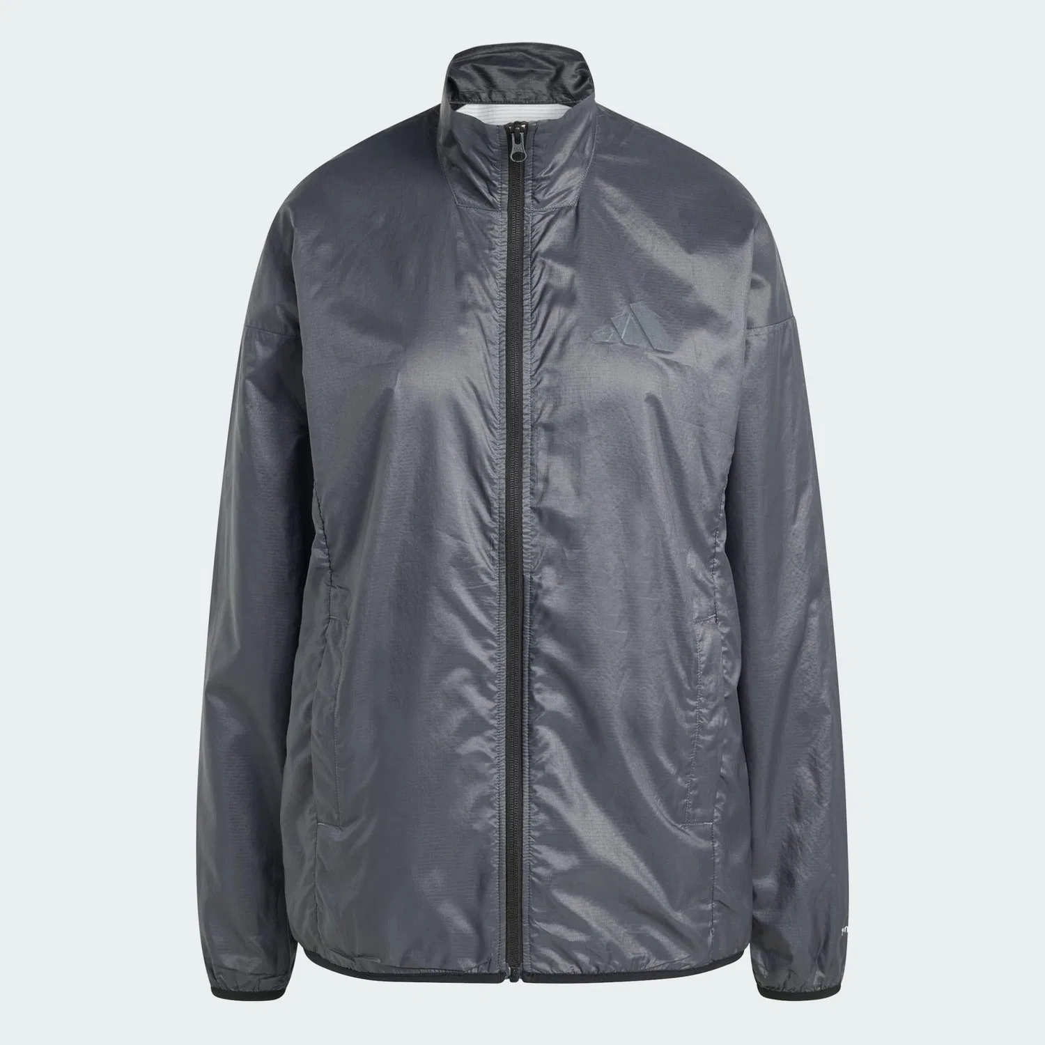 Мужская ветрозащитная куртка Terrex Multi CLIMA365 Windweave Adidas, Schwarz Weiss Dunkelgrau — фото 2