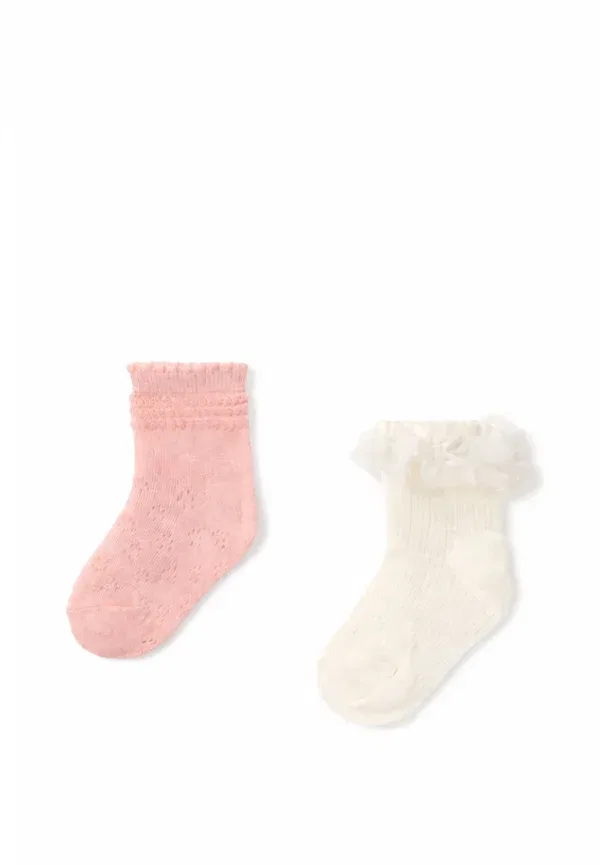 Носки 2 шт., хлопок, Calze 2 pack, Mayoral, pink, розовый