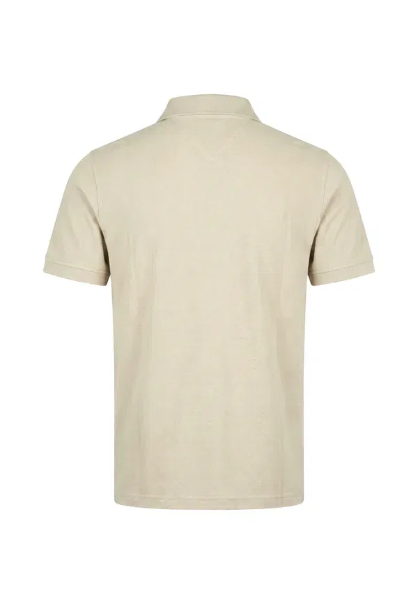 Футболка поло с принтом Polo shirt Tommy Hilfiger, beige, бежевый — фото 2