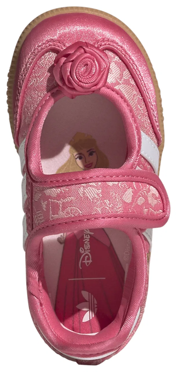 Детские кроссовки для девочек с принтом Samba Jane adidas, Supplier Colour Supplier Colour Gum — фото 4