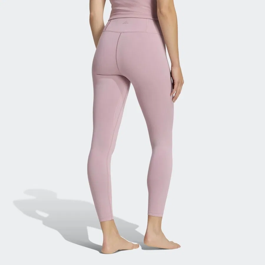 Женские леггинсы 7/8 с принтом All Me adidas, Фиолетовый — фото 2