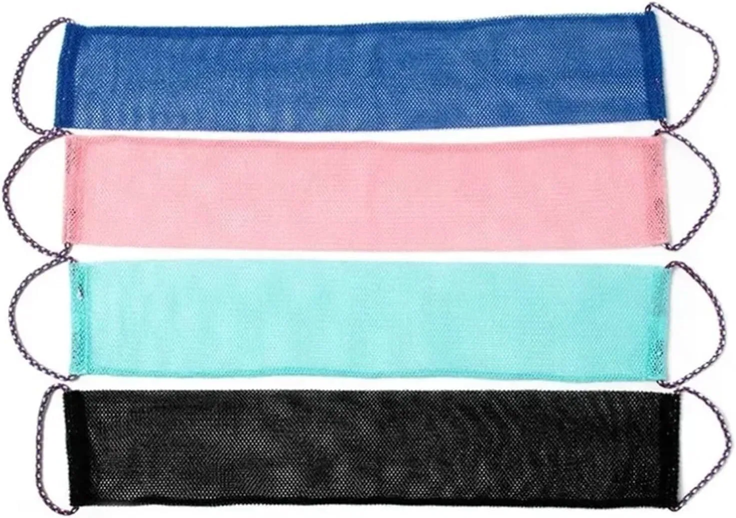 Эксфолиирующая губка, Mesh Sponge, FJOADNVM, Blue — фото 4