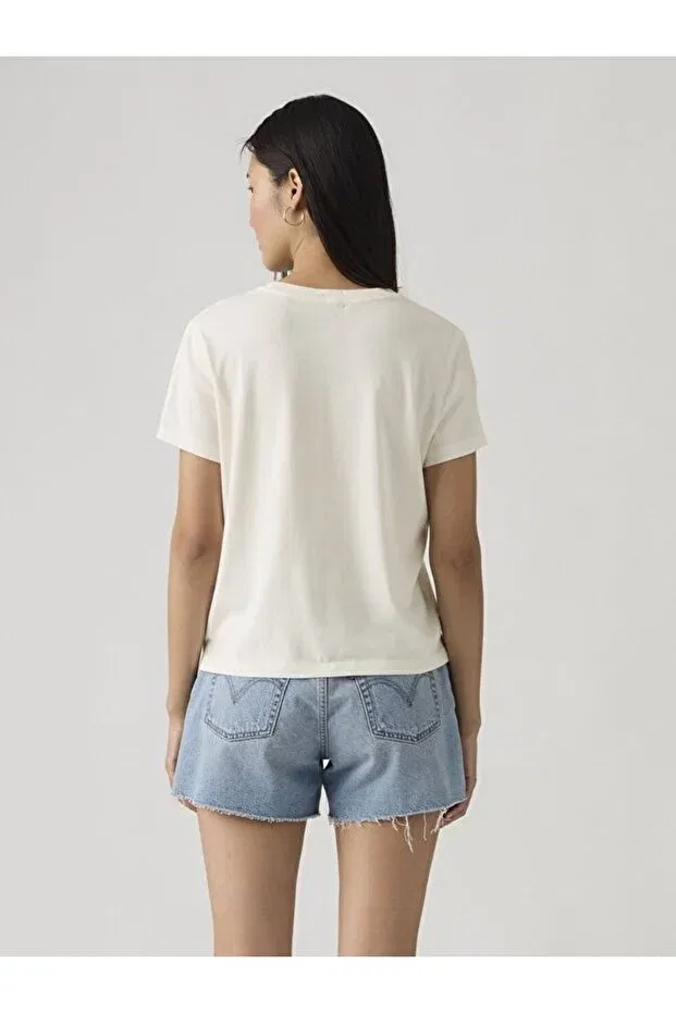 Женская футболка с принтом Graphic favorite t-shirt Levi'S, White — фото 3