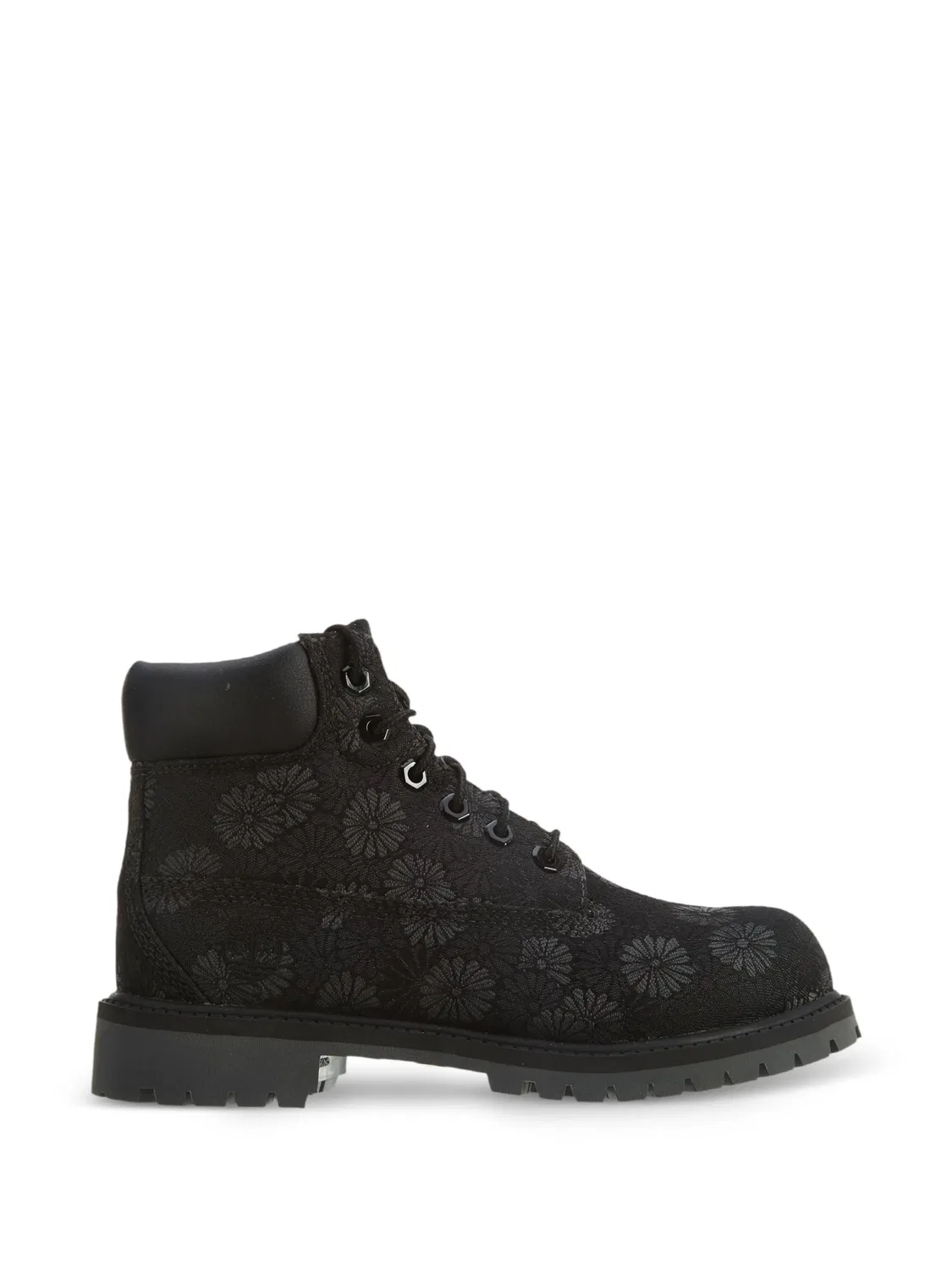 Ботинки с цветочным принтом Timberland Kids, черный