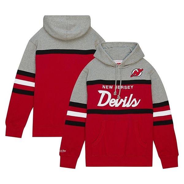 

Толстовка с капюшоном Men's red/gray New Jersey Devils Head Coach Mitchell & Ness