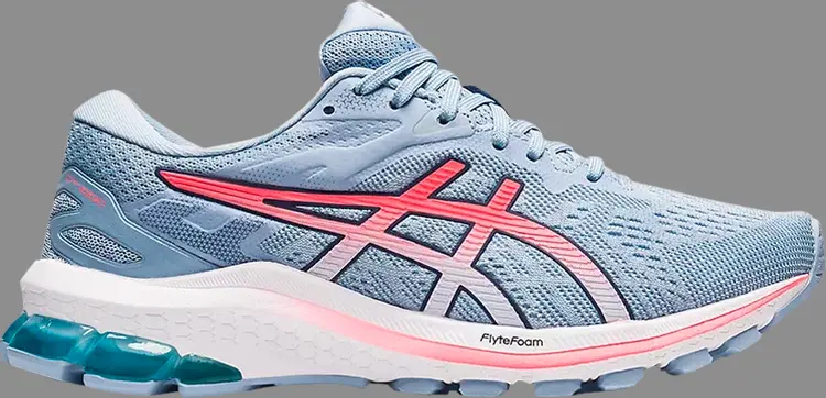 

Кроссовки wmns gt 1000 10 wide 'soft sky blazing coral' Asics, синий