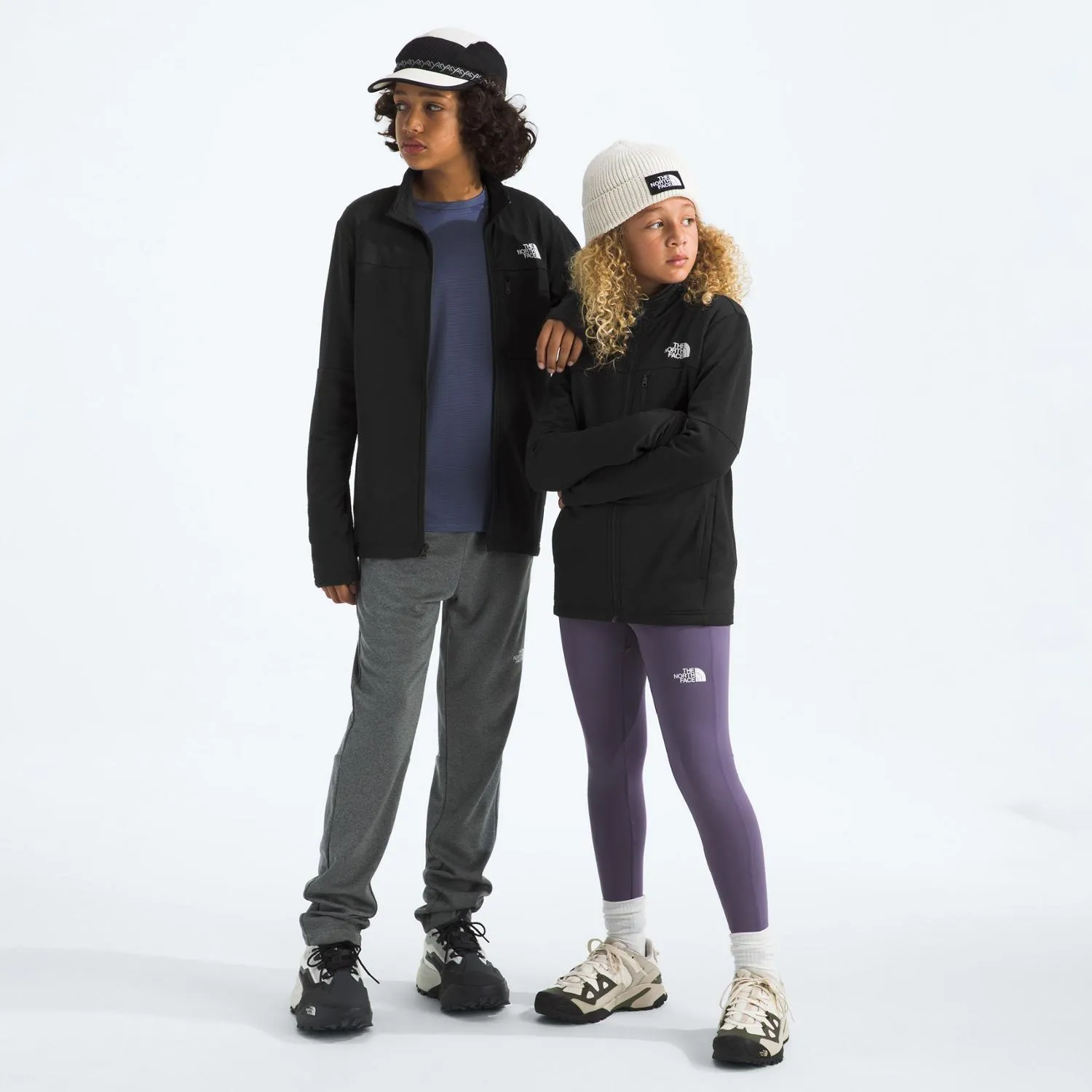 Детская флисовая куртка с молнией The North Face, Tnf Black — фото 3